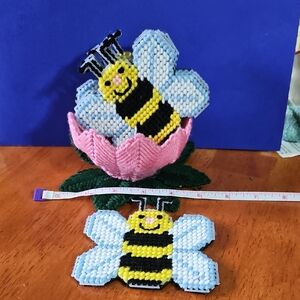 Bee and Flower Coaster Set